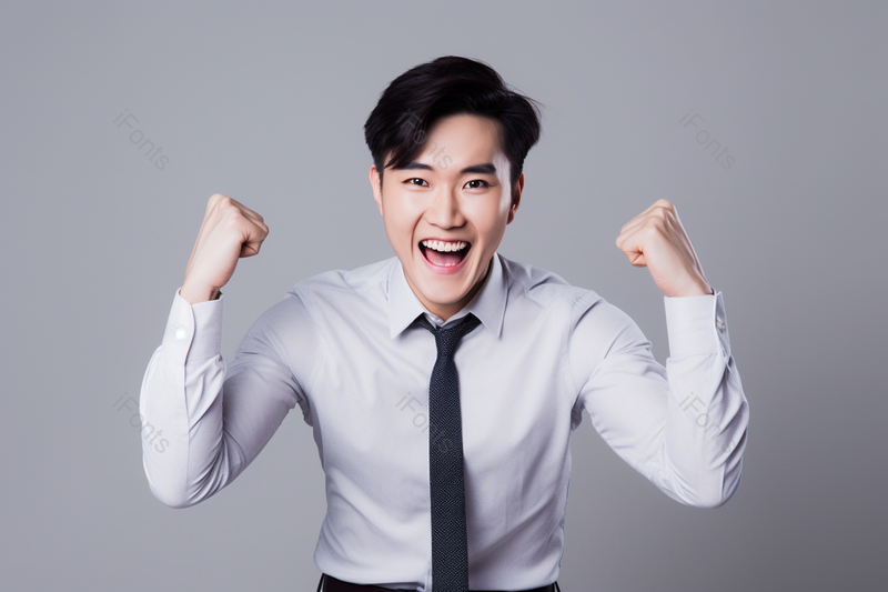 商务白领男士胜利手势动作棚拍,高清,摄影图,摄影图片,图片大全,摄影图免费下载